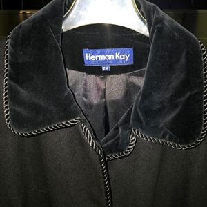 Womens black dress coat . Never used.